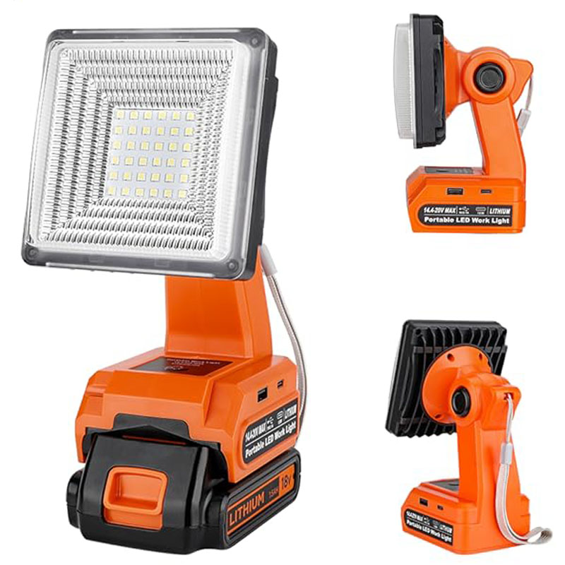 Black+Decker Tool Cordless - 4-дюймовый светодиодный Рабочий фонарь, лампа для