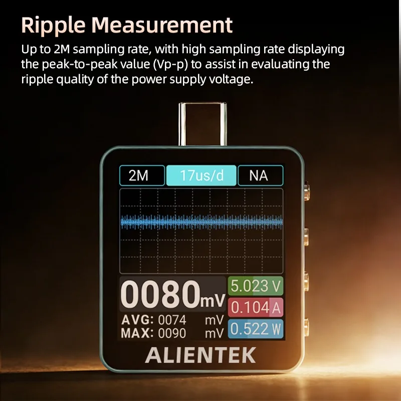 ALIENTEK C2 – тестер с цветным – обзор и цена Logic Analyzer Usb