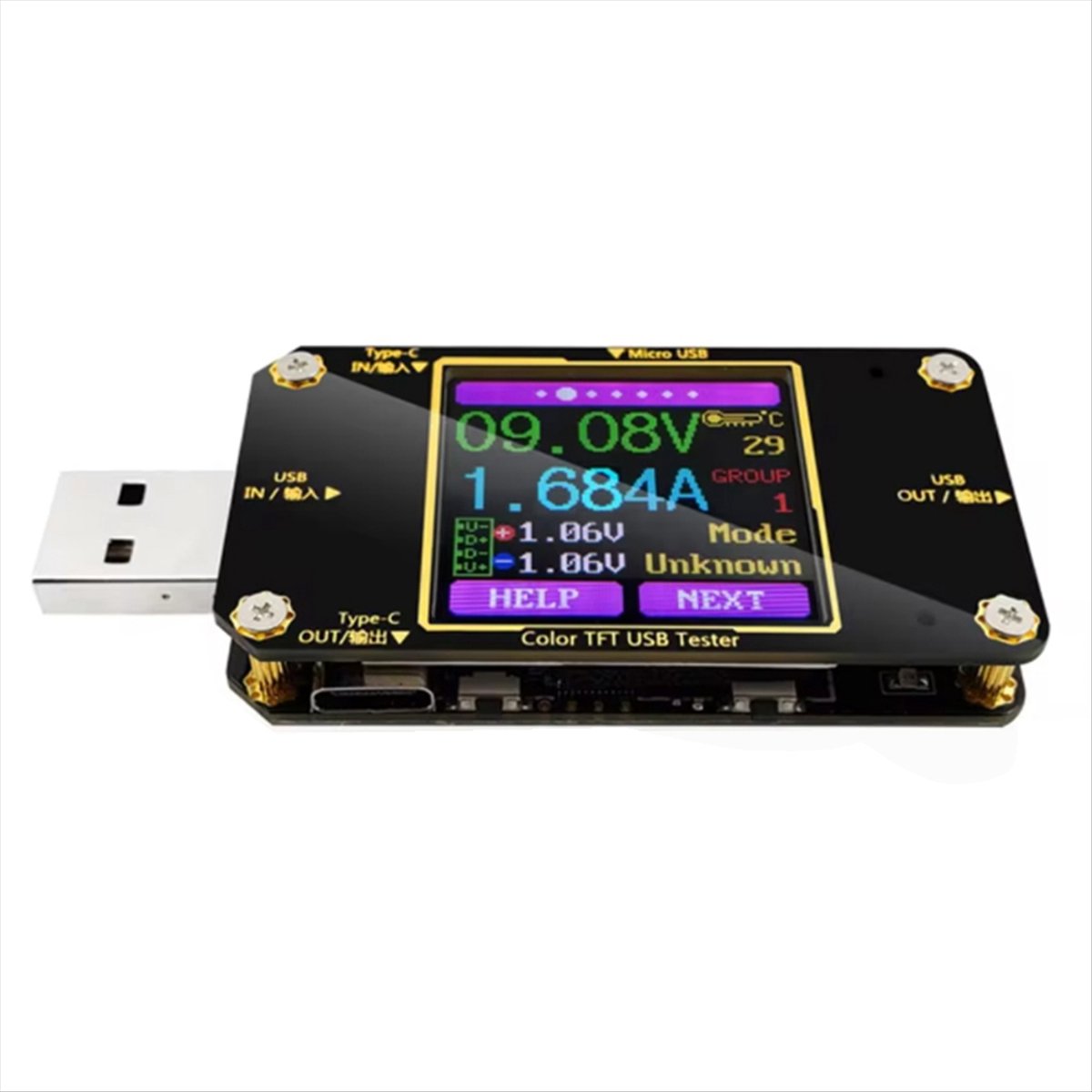 Цифровой цветной ЖК-прибор A99 – обзор и цена Logic Analyzer Usb