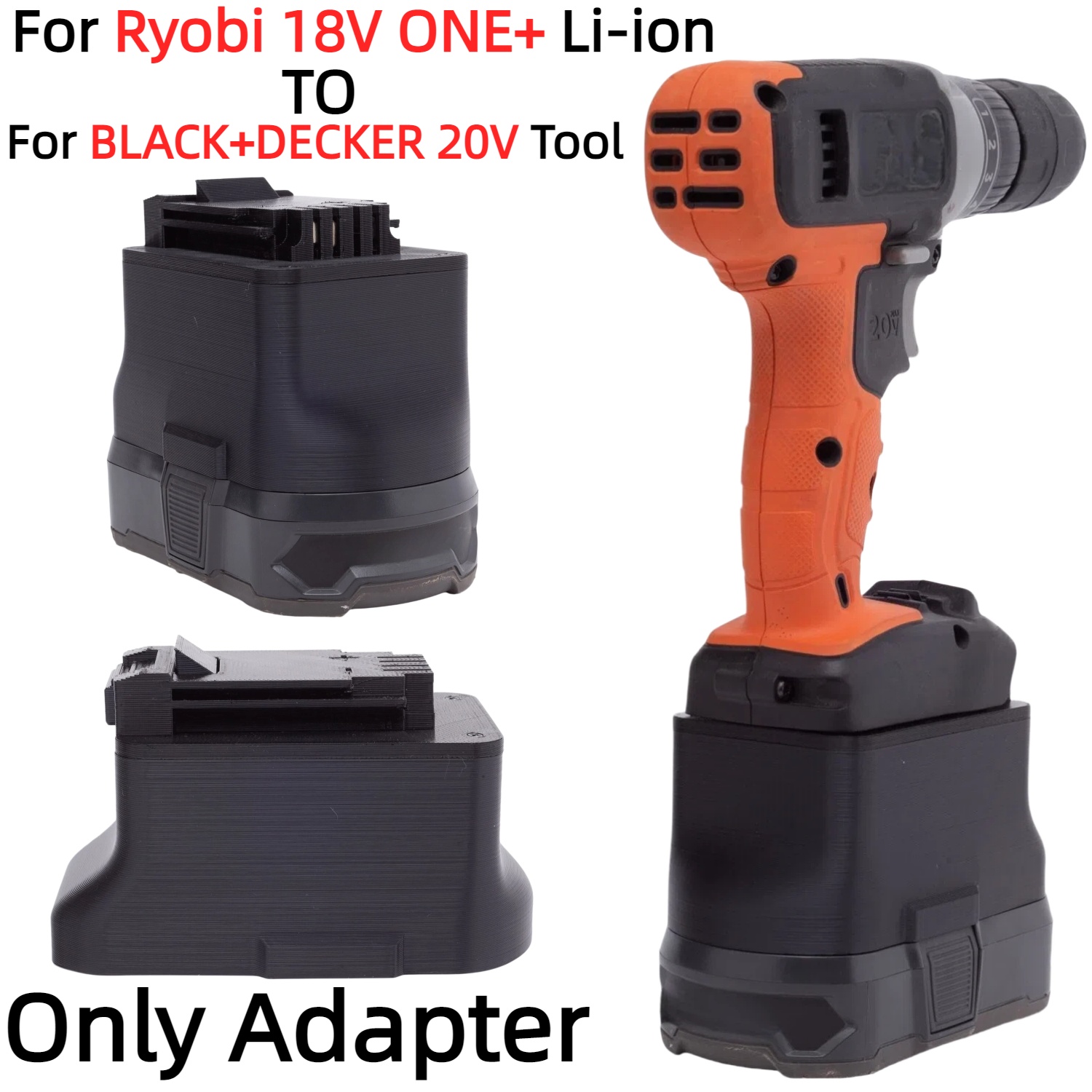 Адаптер для аккумуляторов Ryob – обзор и цена Black+Decker Tool Cordless